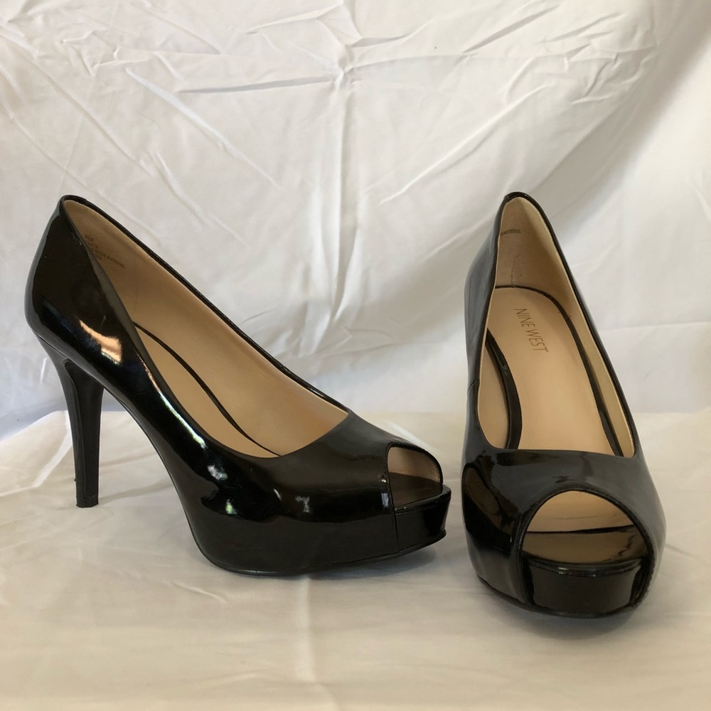 Nine West Camya Peep toe heels 6.5